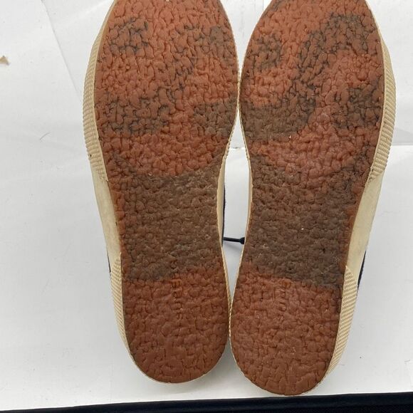 Superga Lace -Up Fashion Sneakers Navy‎ Size 5.5 - Picture 8 of 9